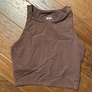 Madewell Brown Sports Bra Top Size Small